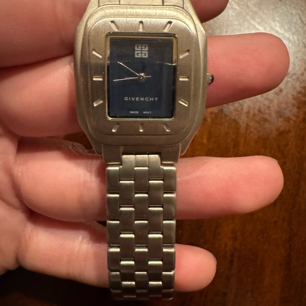 Givenchy Silver Wearable Watch